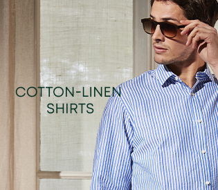 Men's cotton-linen shirts