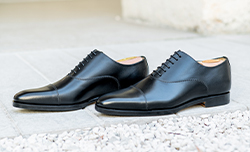 Men's black dress shoes