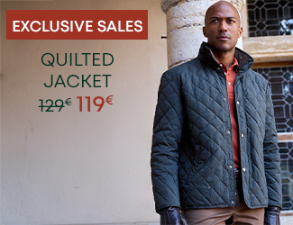 Man wearing a quilted jacket