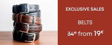 Black and brown leather belts