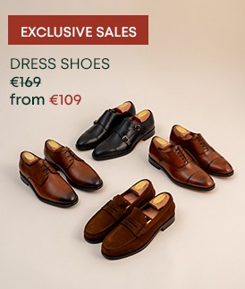 Men's leather dress shoes – Private Sale from €109