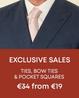 Men's ties, bow ties and pocket squares – Private Sale from €19