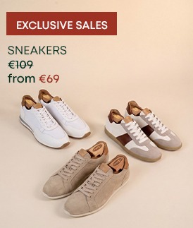 Men's leather and suede sneakers – Private Sale from €69
