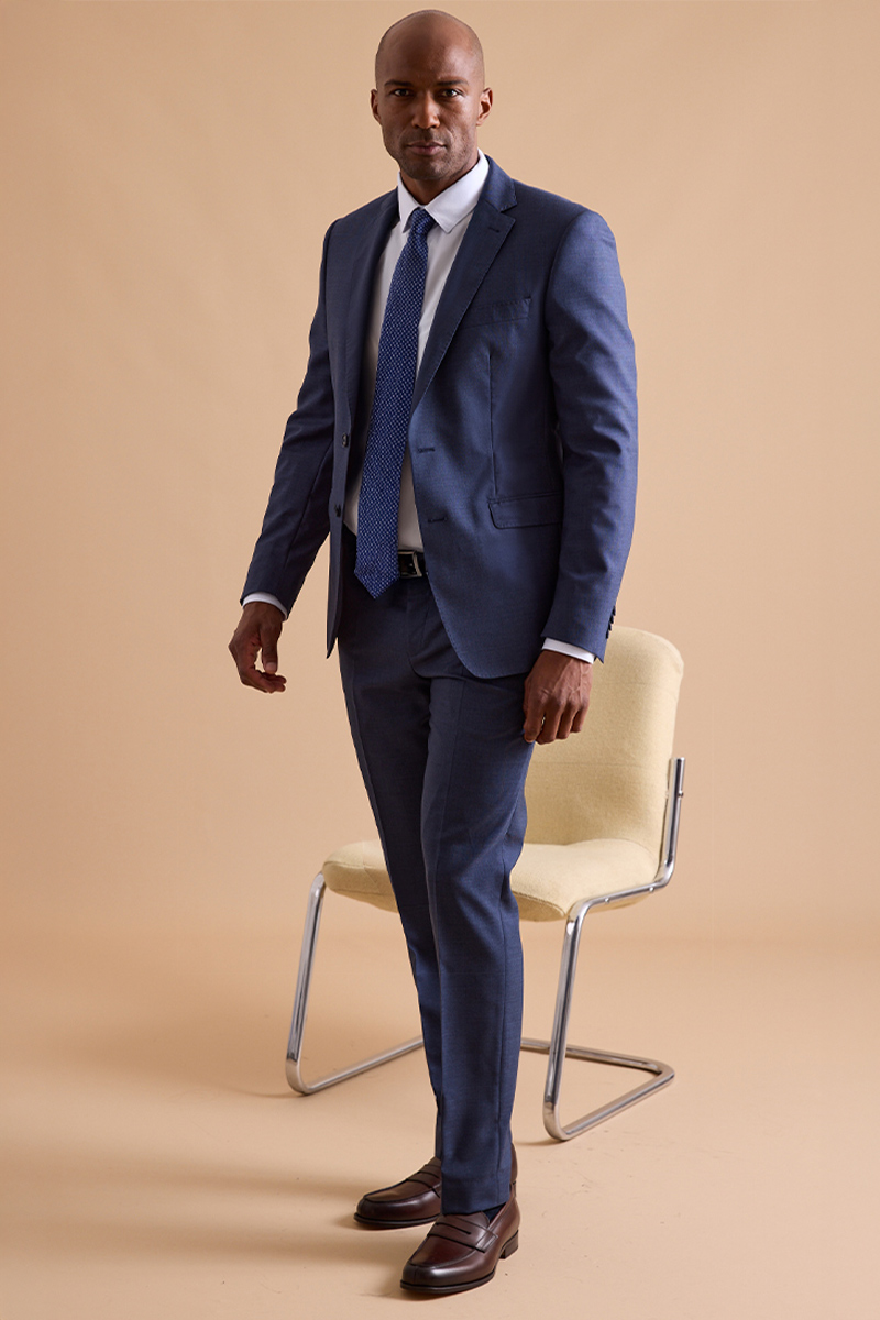 Lazare Blue Chine Suit