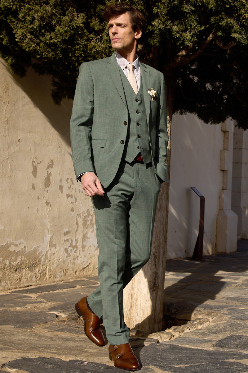 Lazare Linden Green Suit