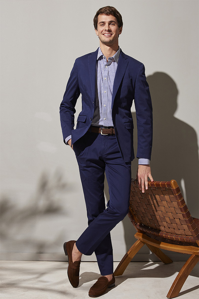 Cotton men's suit