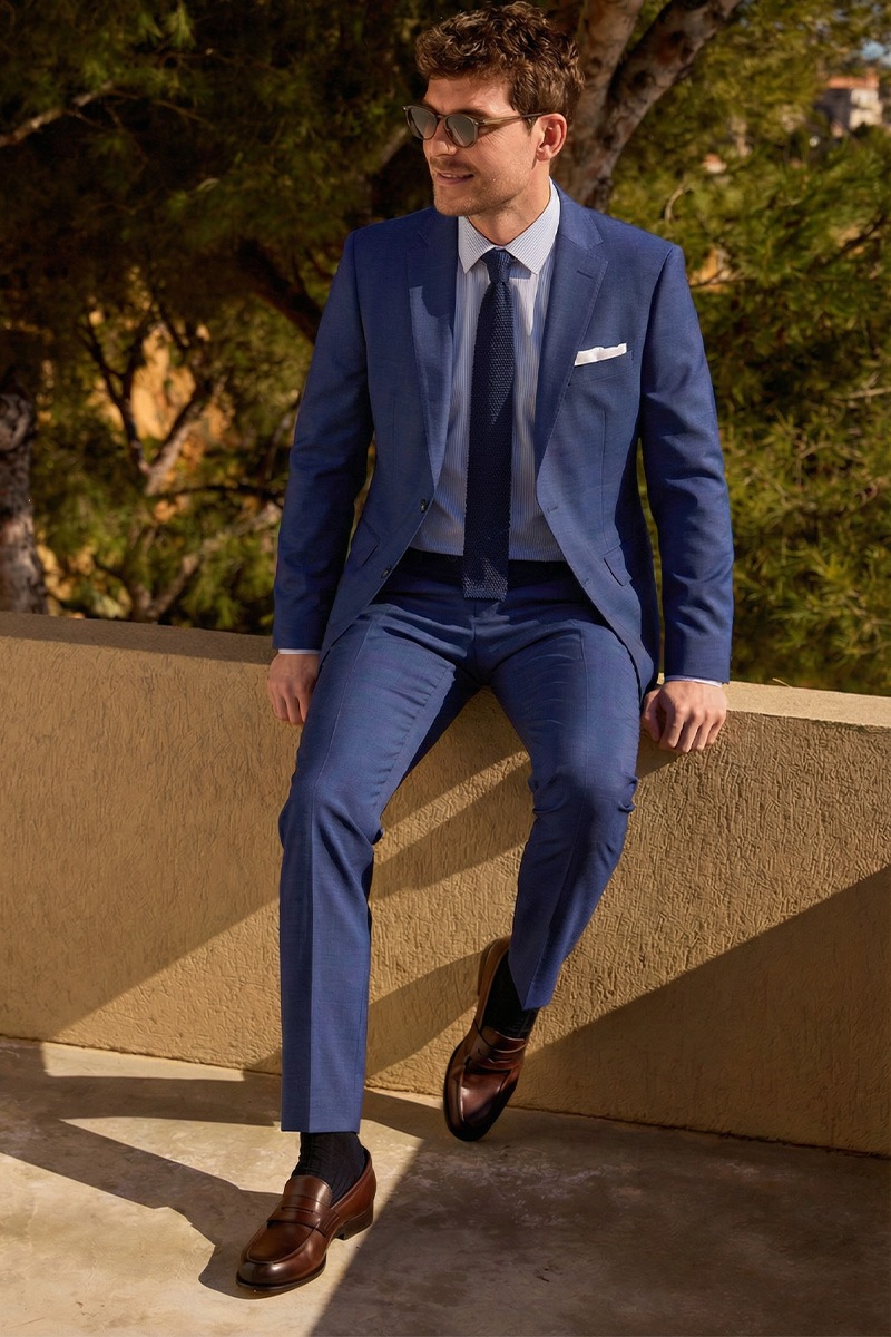 Men's suit for a christening