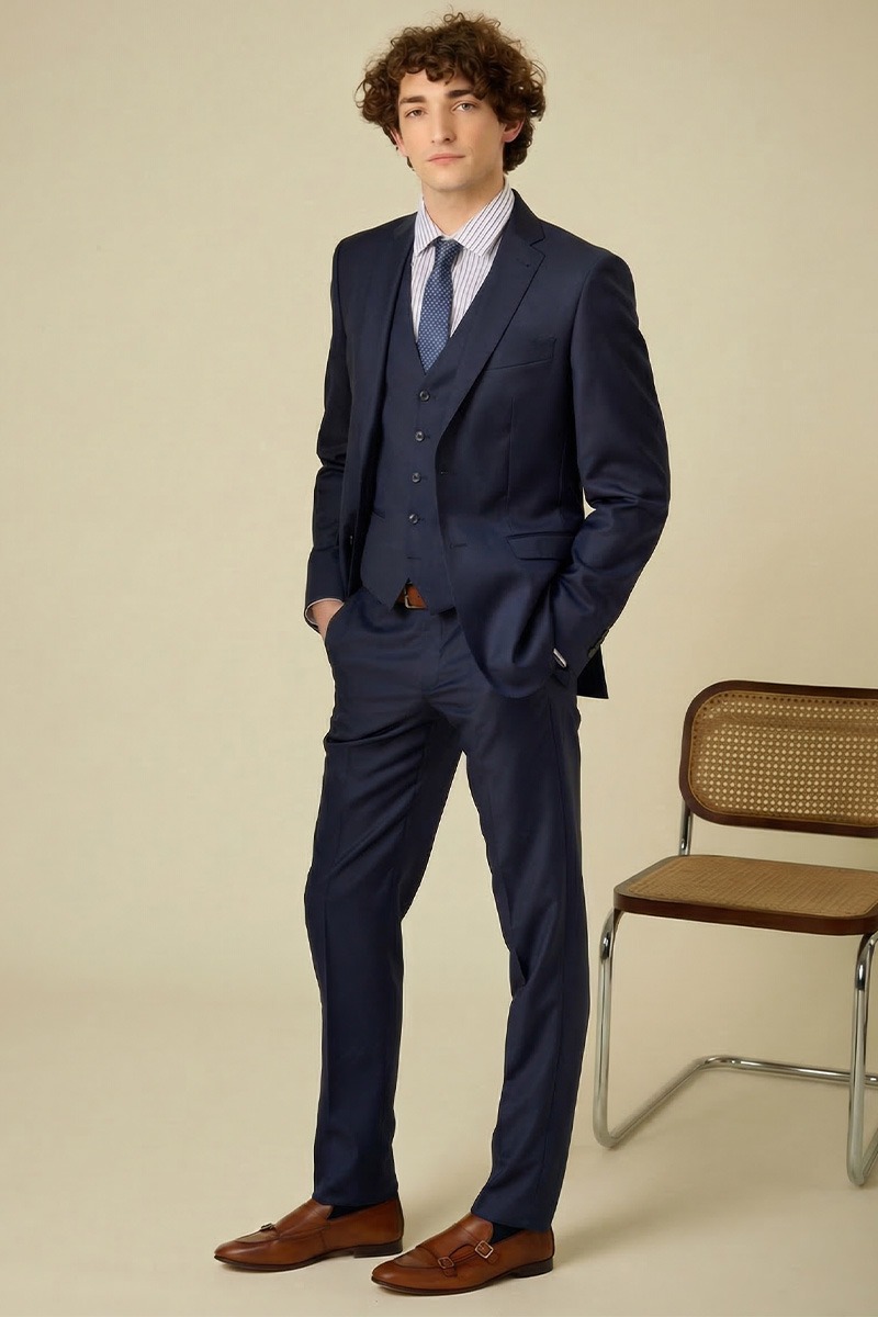 Lazare Petrol Blue Suit