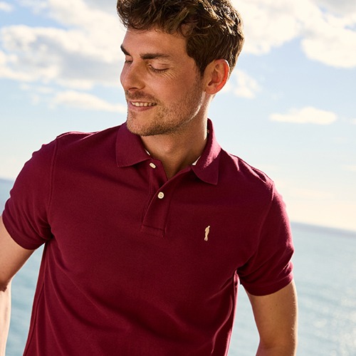 Men's cotton polo shirt Father's Day