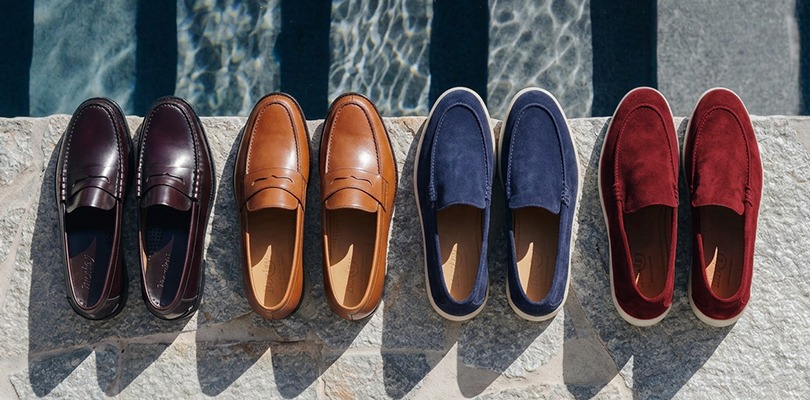 Men's leather loafers