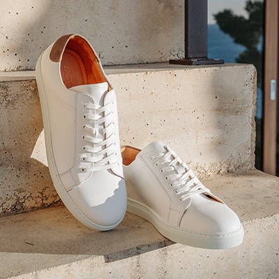 Men's leather sneakers