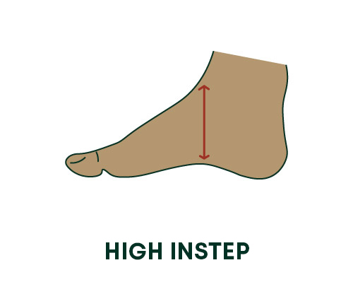 high instep