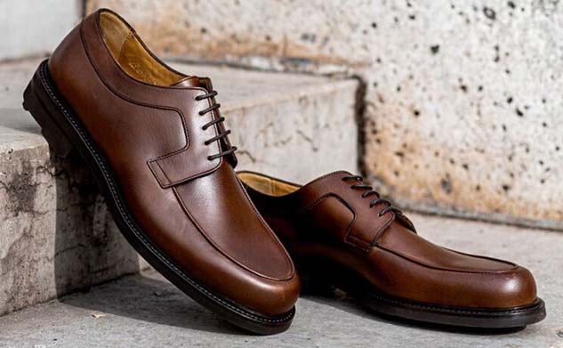 Pull-up effect cow leather