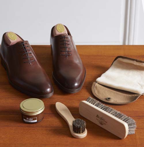 Caring for leather shoes