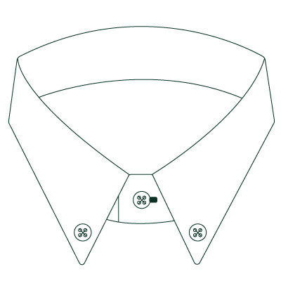 Men's shirts with American collar