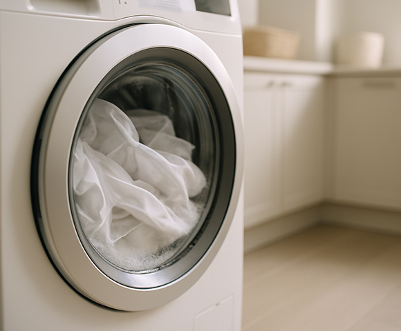 Shirt in washing machine