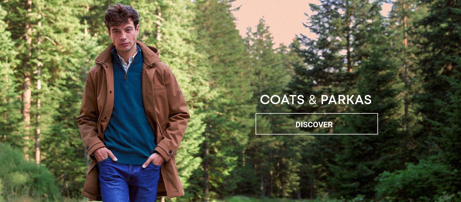 Men’s coats and parkas