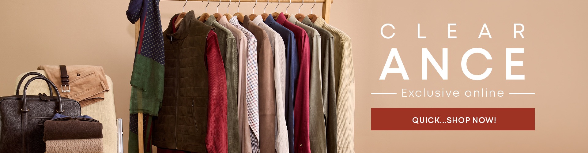 Bexley men's clothing and shoes end-of-line selection