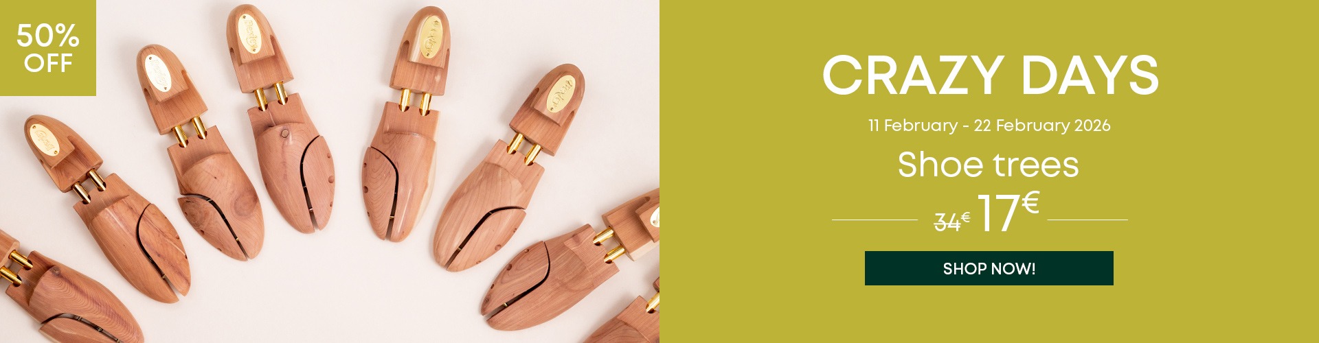 Bexley wooden shoe trees on sale