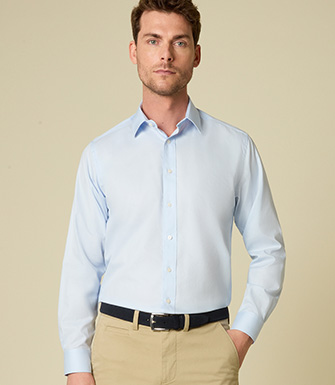 FYLTR Camicia Uomo Tinta Unita Vestibilità Regolare | Zero Care Antipiega | Colore Feelin' Grey | Morbida E Perfetta Per Ogni Occasione