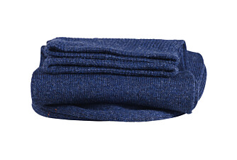 Men's Dark Blue Melange Cotton Socks