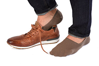 Taupe Invisible Socks for Men