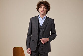Men's Middle grey Suit Jacket - LAZARE