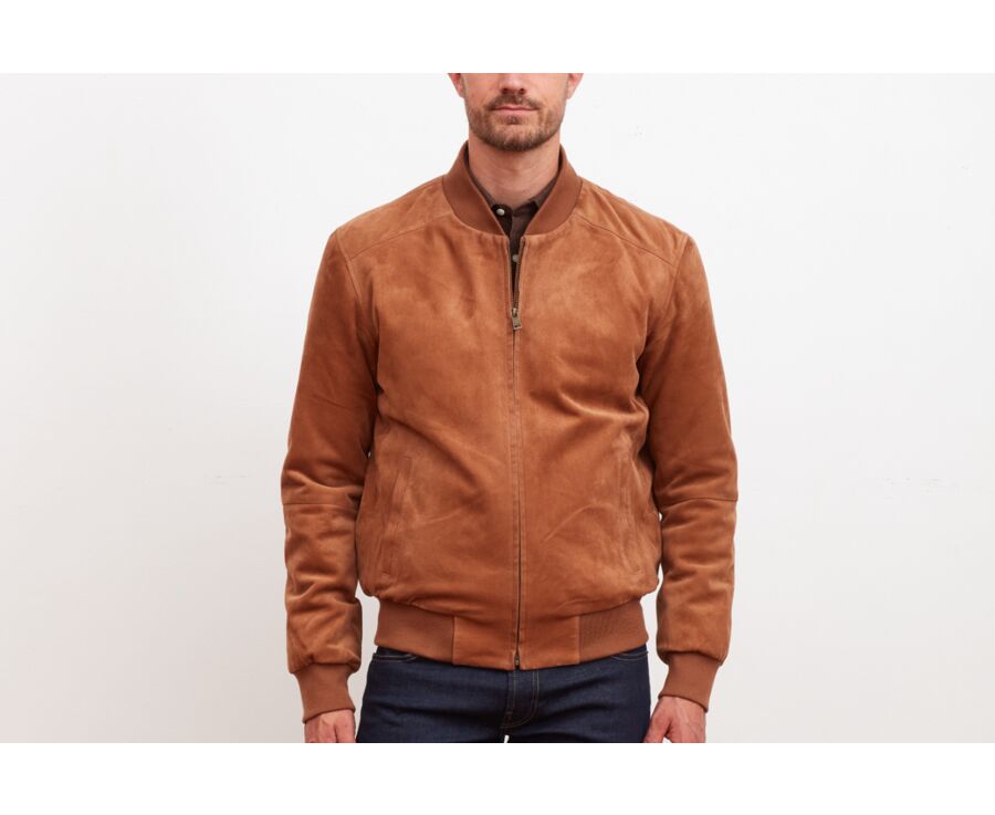 caramel leather jacket