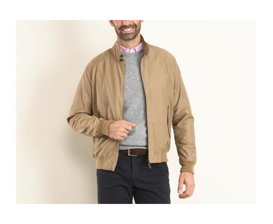 tan cotton jacket