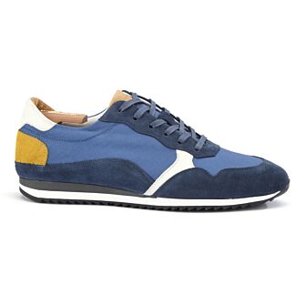 blue suede trainers