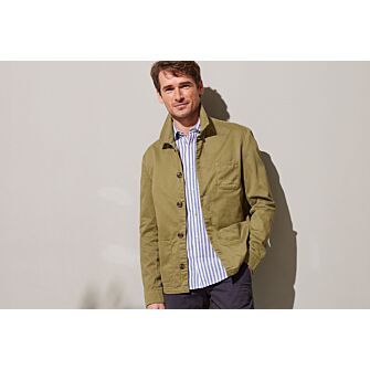 Khaki half jacket sale