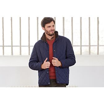 Navy Quilted Jacket Torsten Ii | Bexley