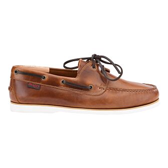 Brown Cognac Leather Boat Shoes Trawler Bexley