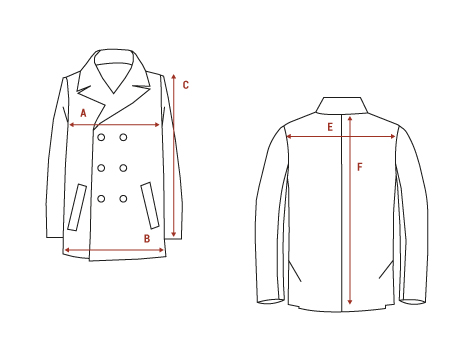 take measurements men's coats