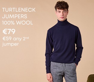 Men’s off-white striped cotton half-zip jumper