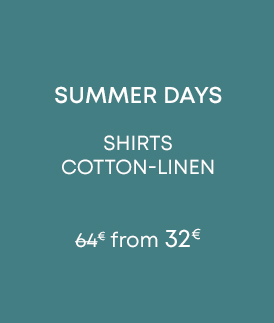 Summer Days offer – Men’s cotton-linen shirts at reduced price