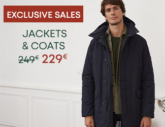 Man wearing a navy trench coat