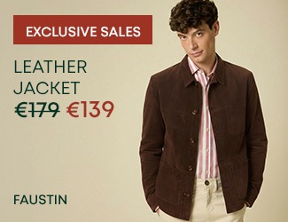 Men's suede leather jacket Faustin – Private Sale €139