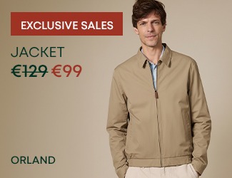 Men's beige canvas jacket Orland – Private Sale €99