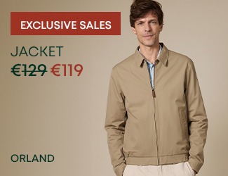 Men's beige canvas jacket Orland – Private Sale €99
