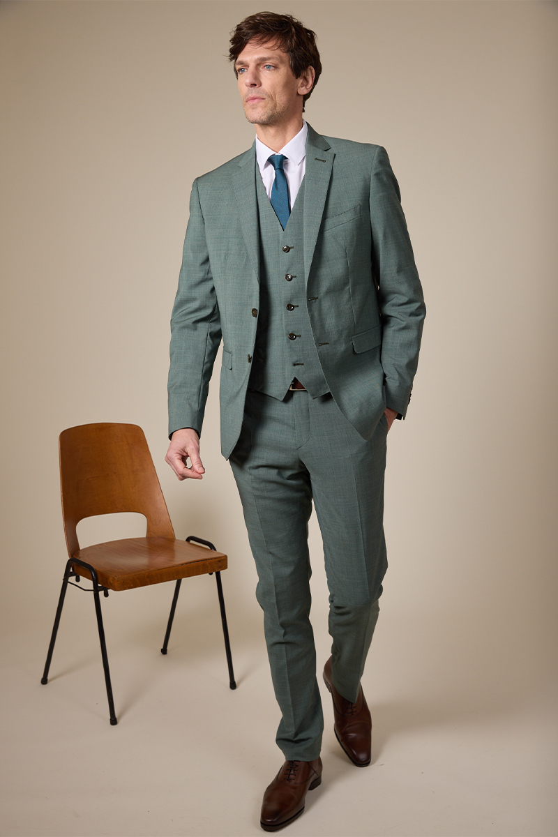 Lazare Linden Green Suit